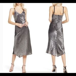 NWOT Harlan Velvet metallic dress size XSP